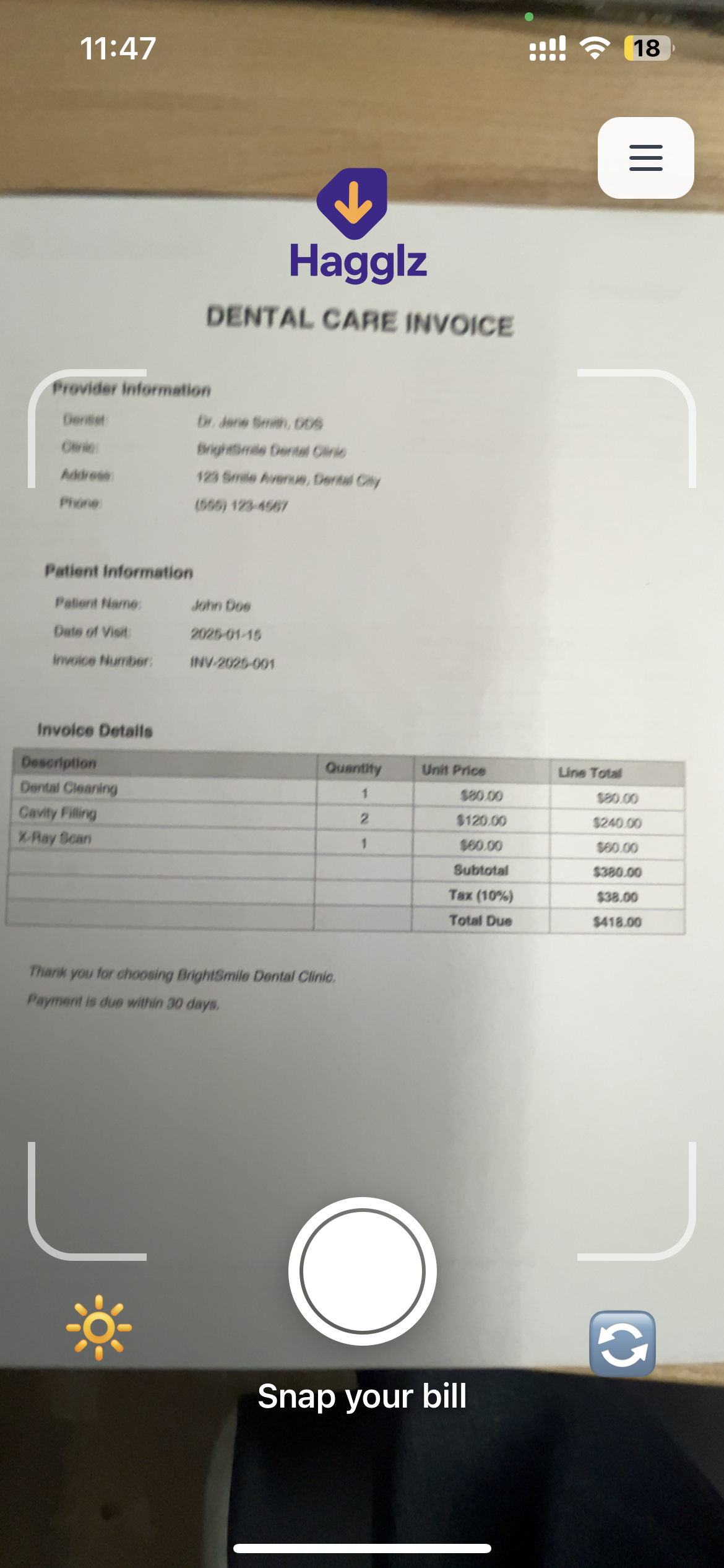 Hagglz Mobile App Screen 2