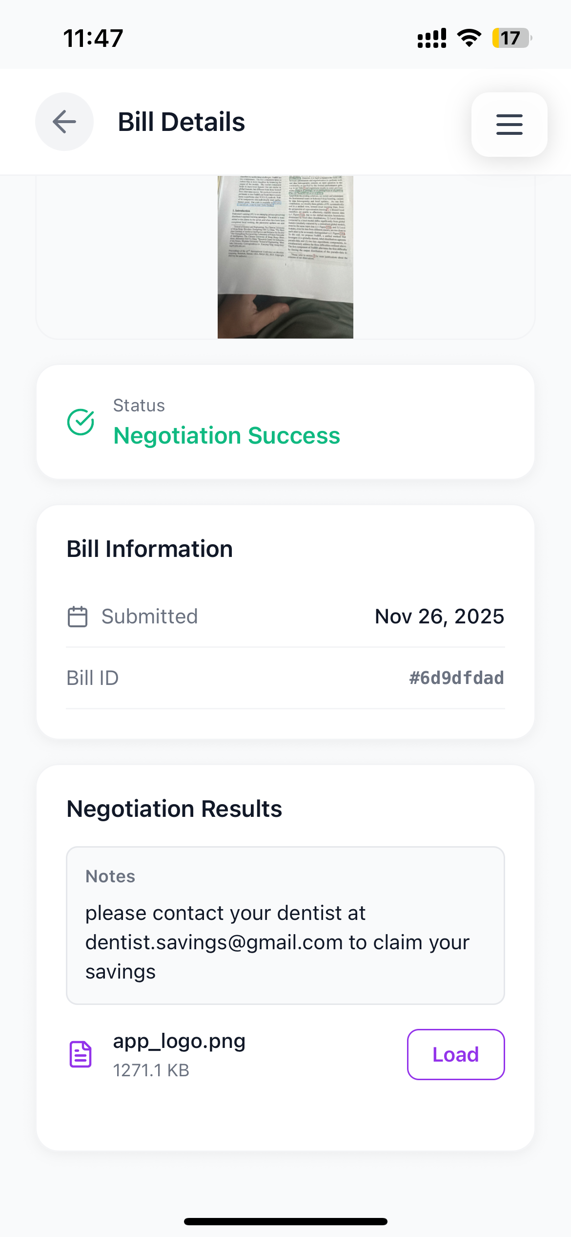 Hagglz Mobile App Screen 5