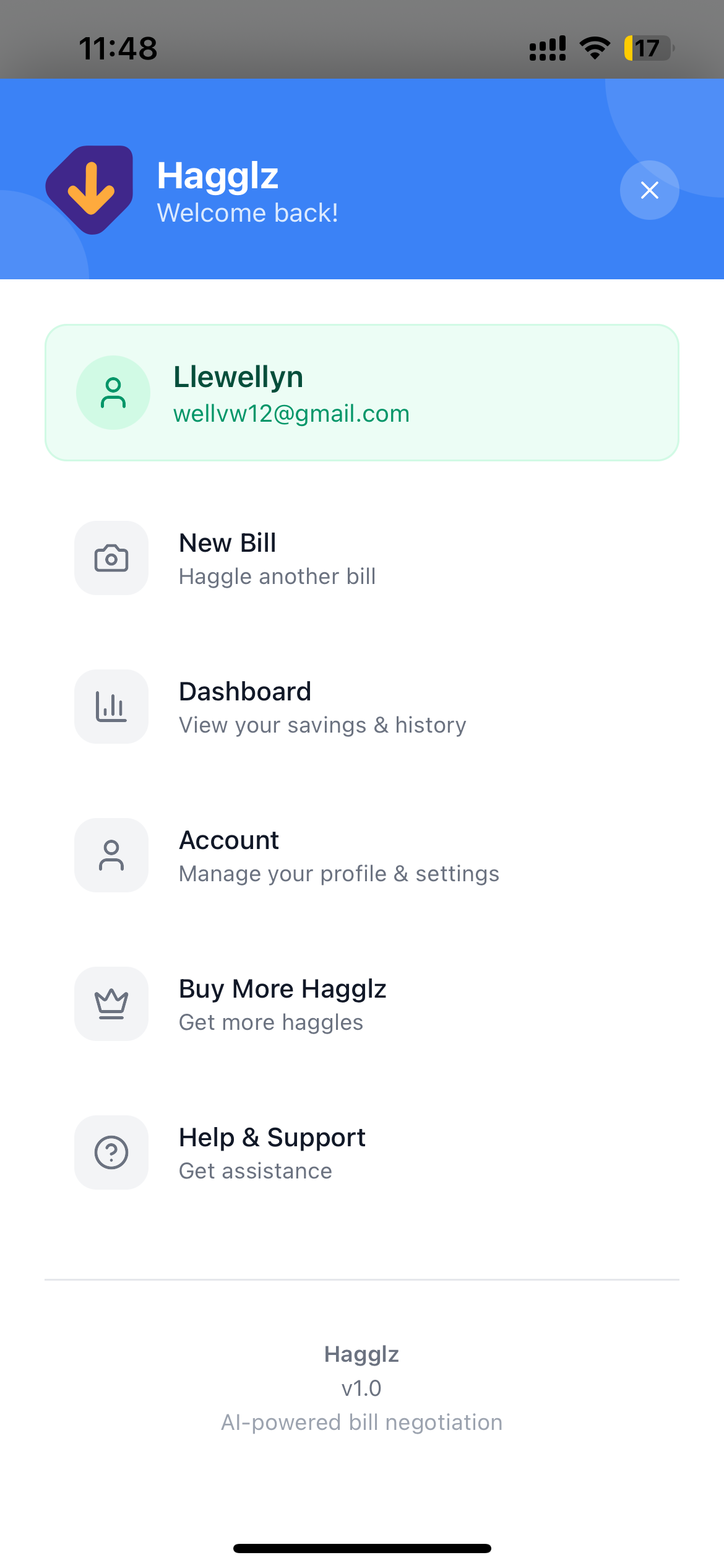 Hagglz Mobile App Screen 6